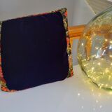 Coral pattern cushion 80s