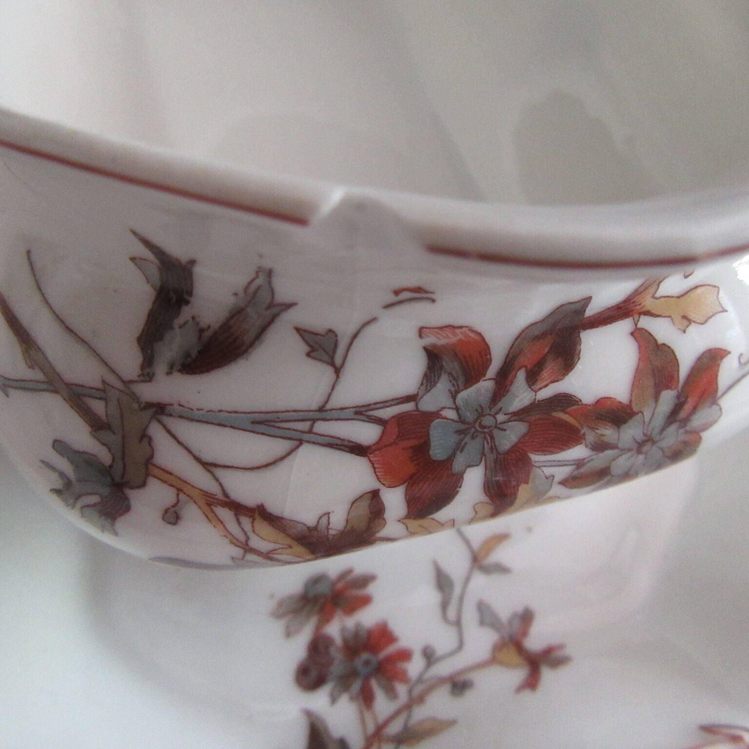 Limoges antique porcelain table service 45 pieces
