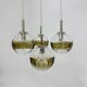 Mid-century design Murano glass cascade hanging lamp, 1970s, Italy