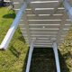 Vintage wood folding garden table