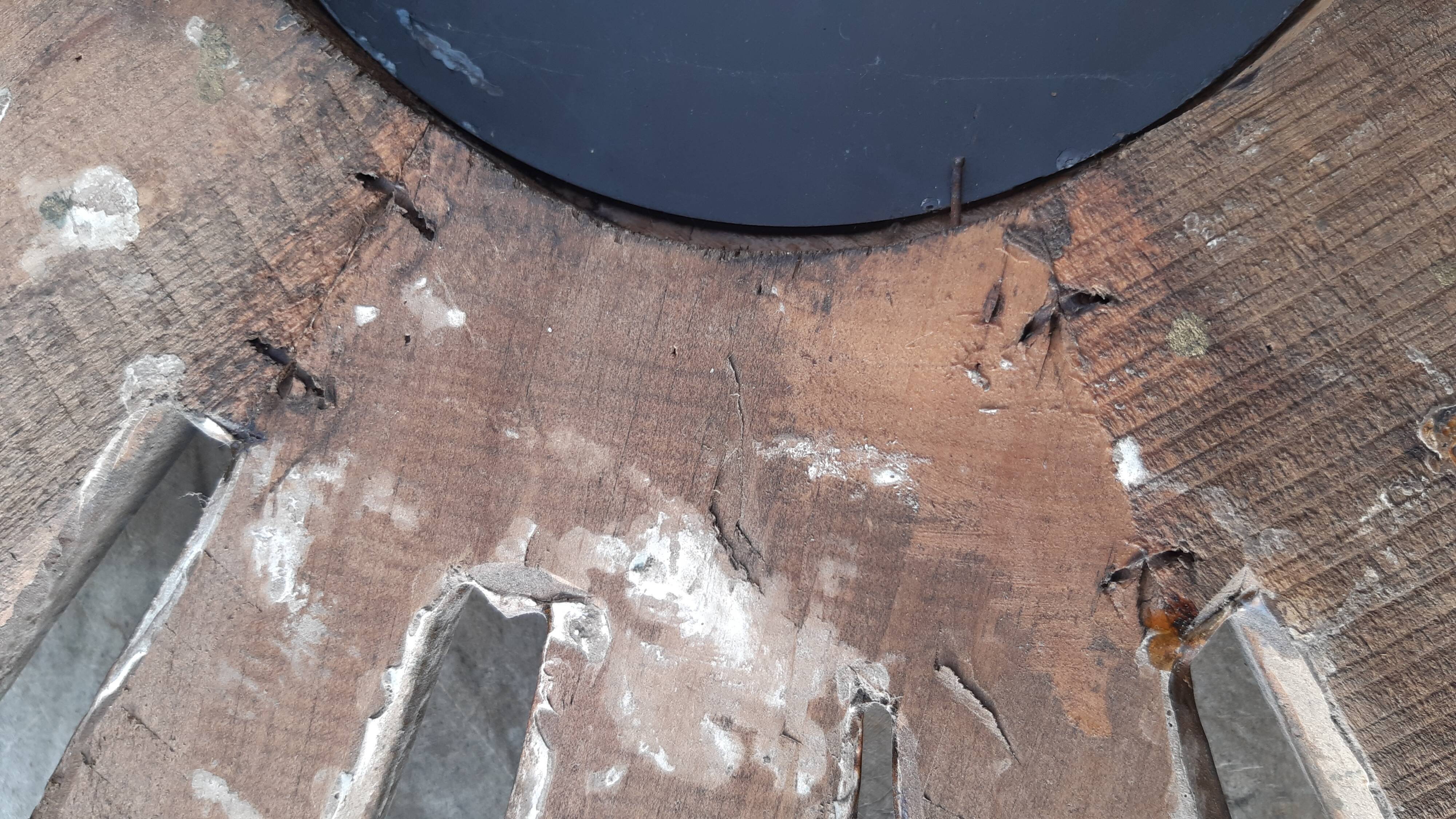 Wooden sun mirror 1950 - 60cm