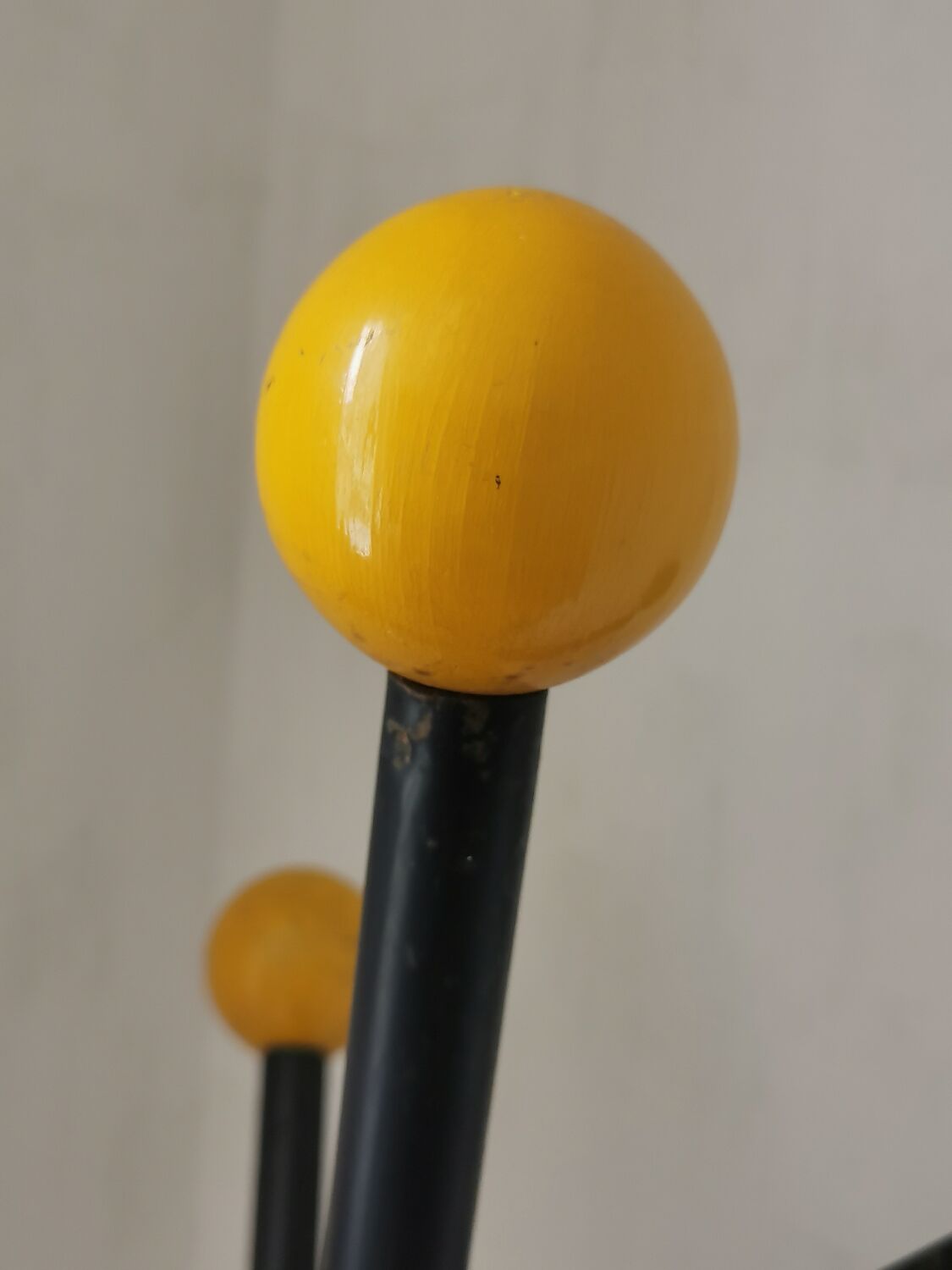 Vintage coat rack 50s balls