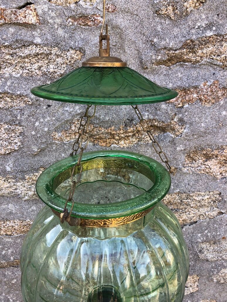 Green indian lamp
