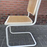 Cesca dining room chair designed by Marcel Breuer