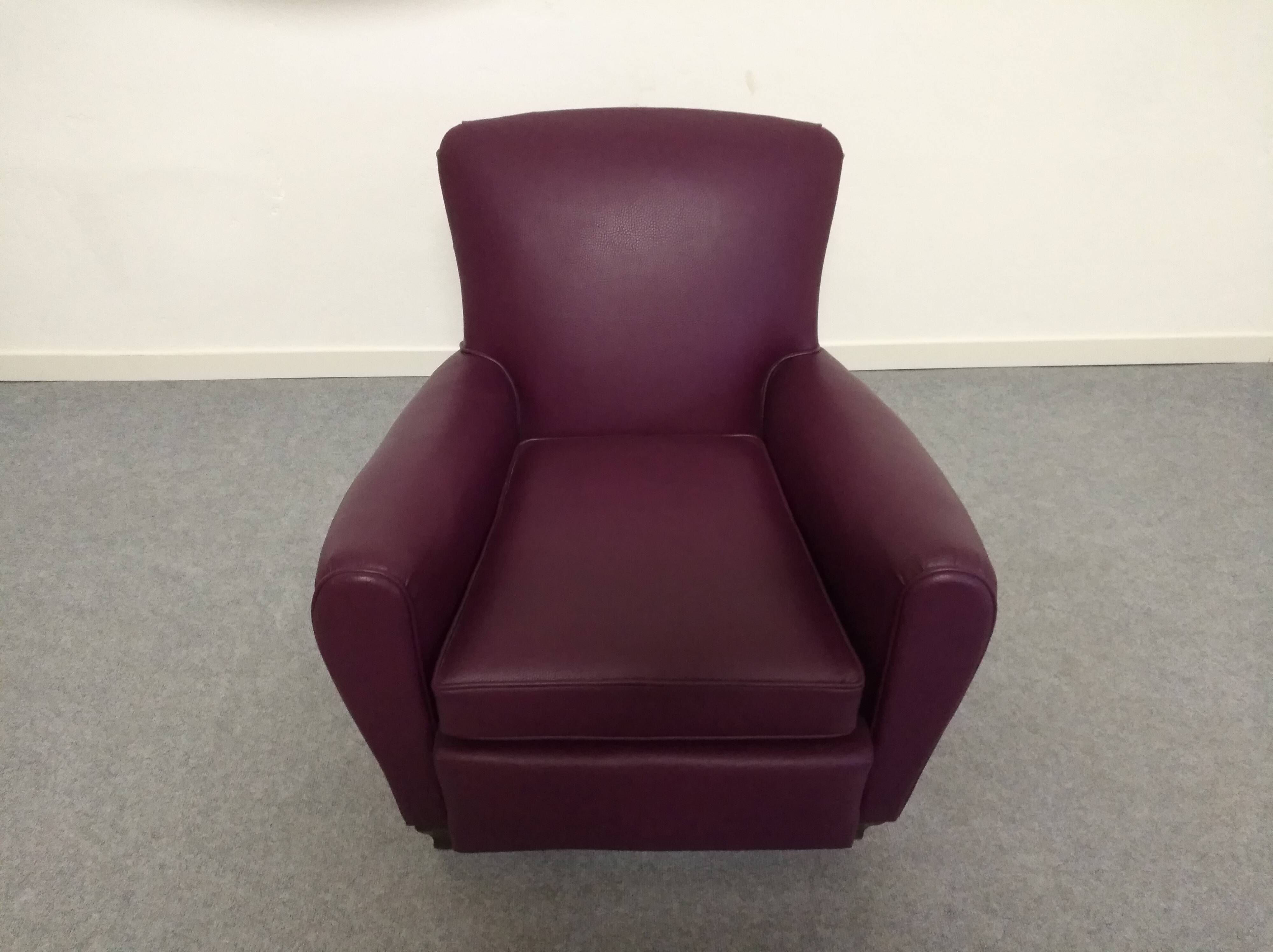 Pair of Art Deco club armchairs circa 1920