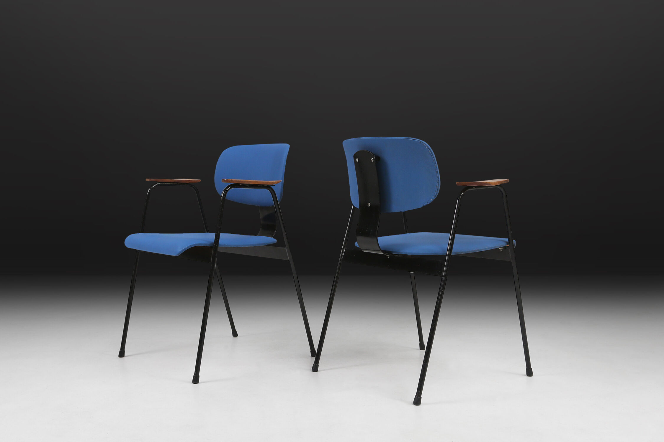 6 chairs by Willy Van der Meeren 1950's