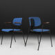 6 chairs by Willy Van der Meeren 1950's