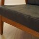 Oak leather sofa by Brockmann Petersen, Danish design 1970s