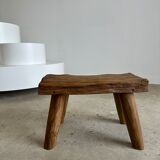 Stool in blond teak