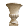 Medici pot in reconstituted stone beige H43 cm