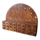 Petit meuble de métier rétro vintage en bois