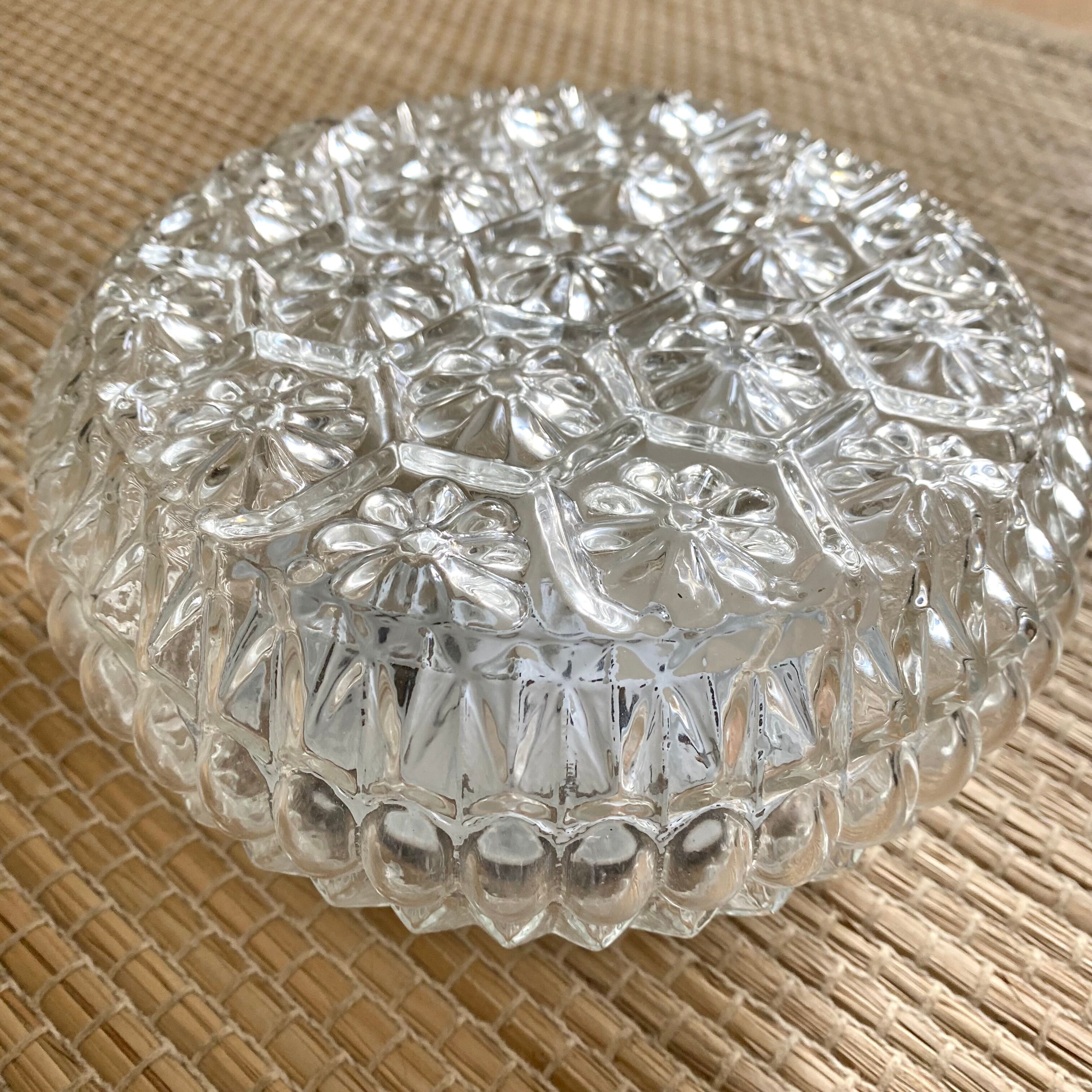 Vintage glass ceiling lamp
