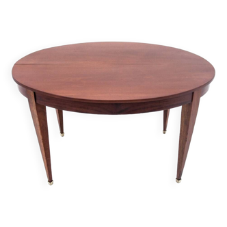 Oval Empire table, France, circa 1880. After renovation.