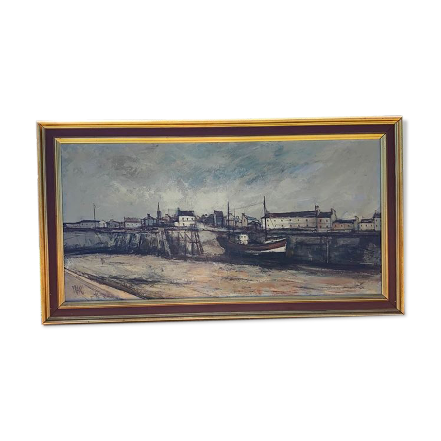 Tableau Normandie signé Franc