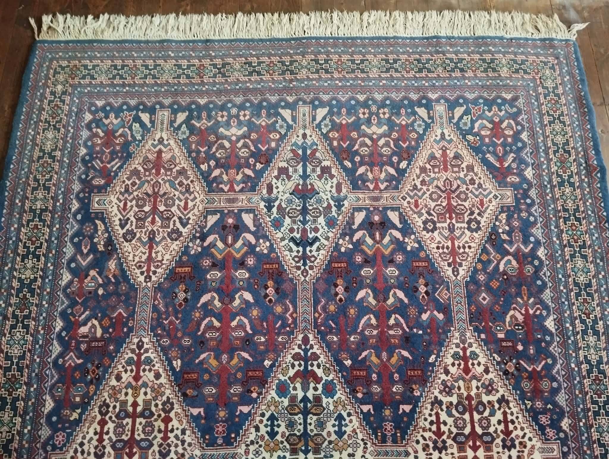 Tapis Persan Abadeh fait main
