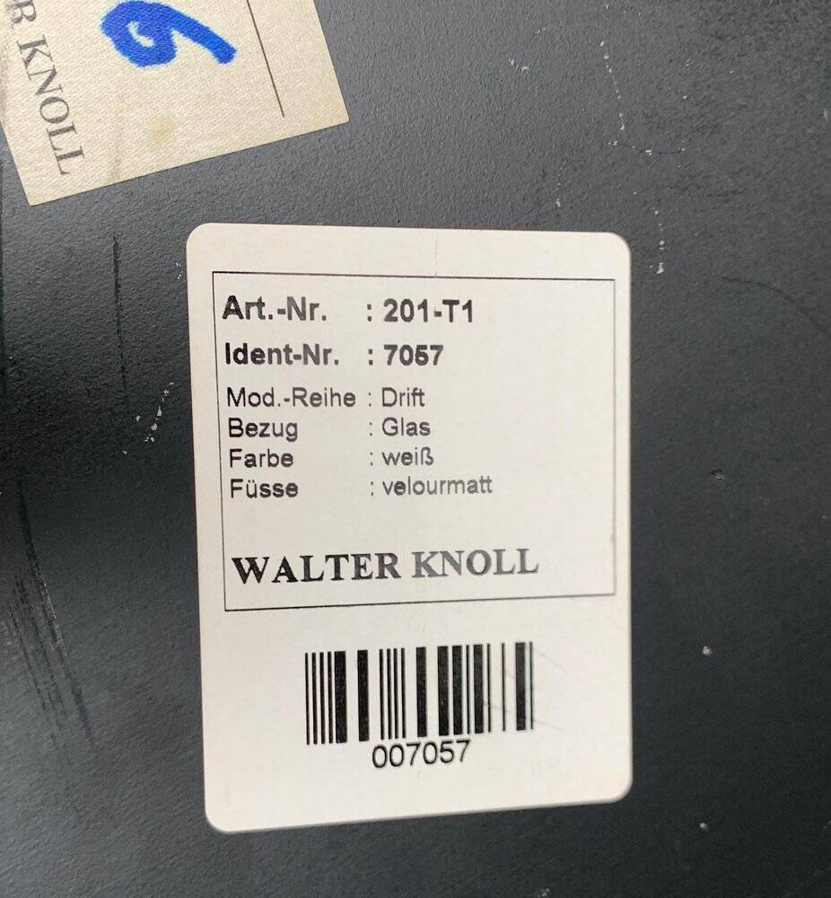 Postmodern side table from the Drift series by Walter Knoll, 1990s.