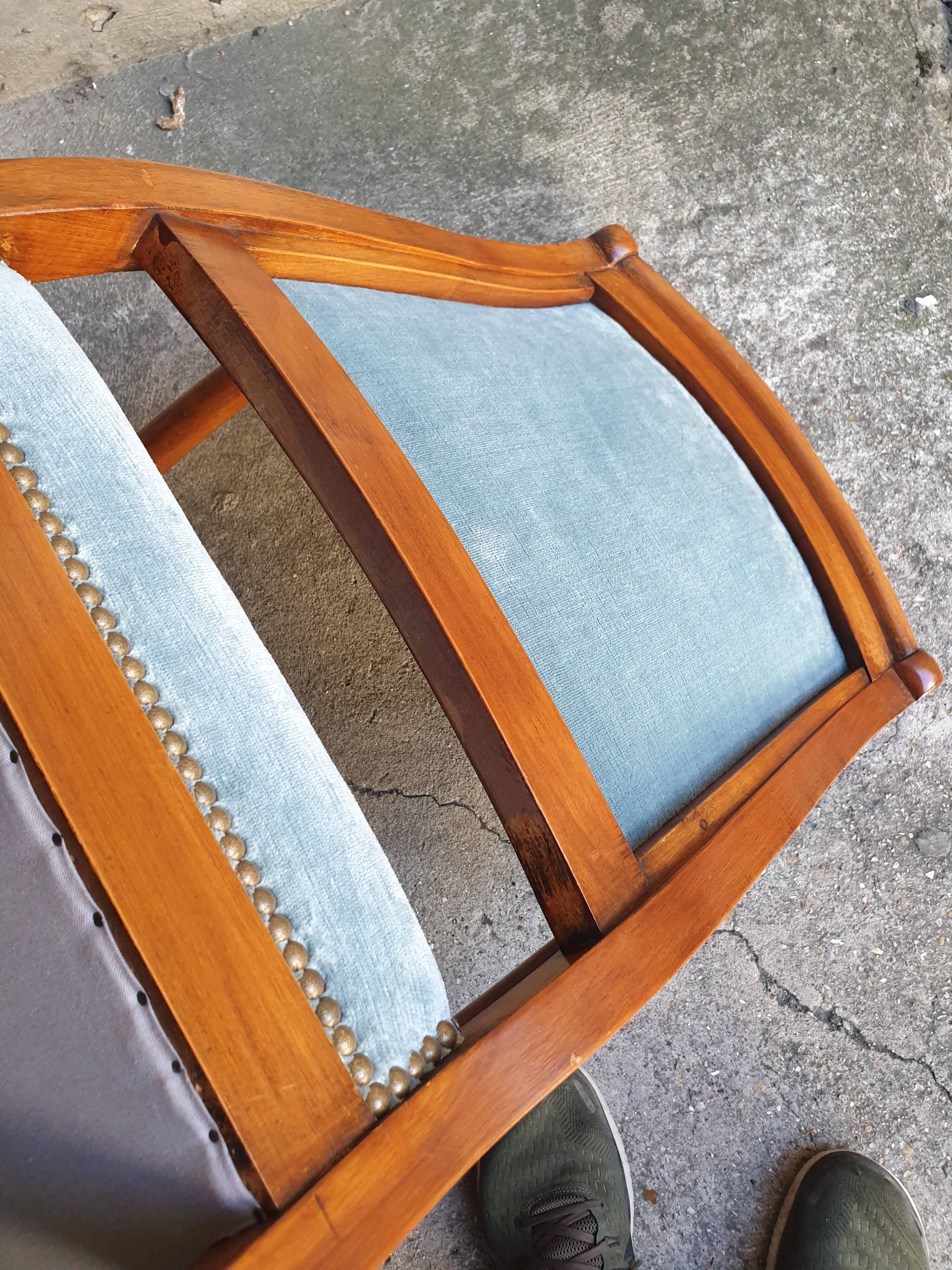 Pair of restoration armchairs