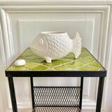 Planter fish hide pot slurry