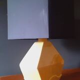 Vintage 50s cracked ceramic lamp