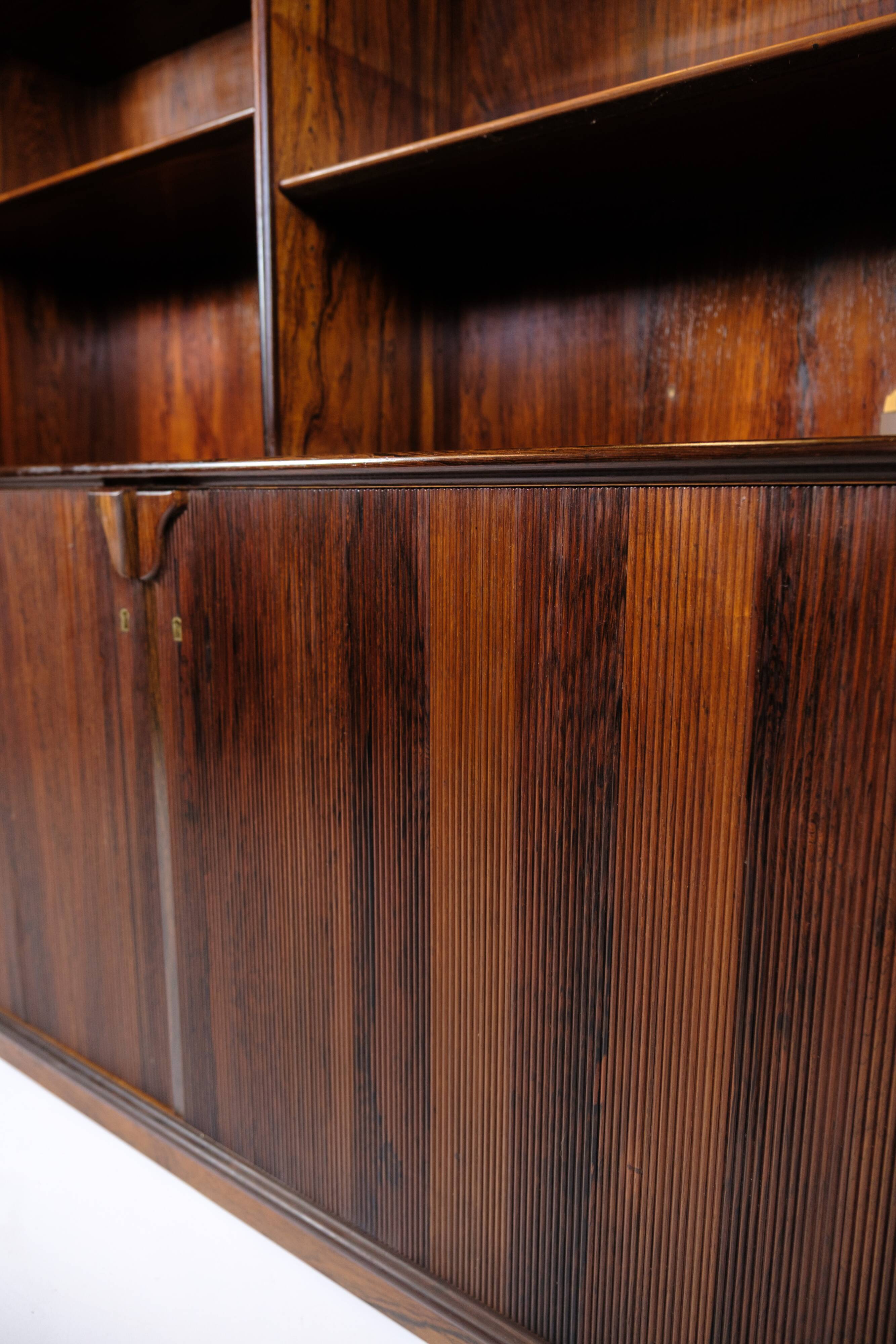 Bookcase Made In Rosewood By Frode Holm From 1960s