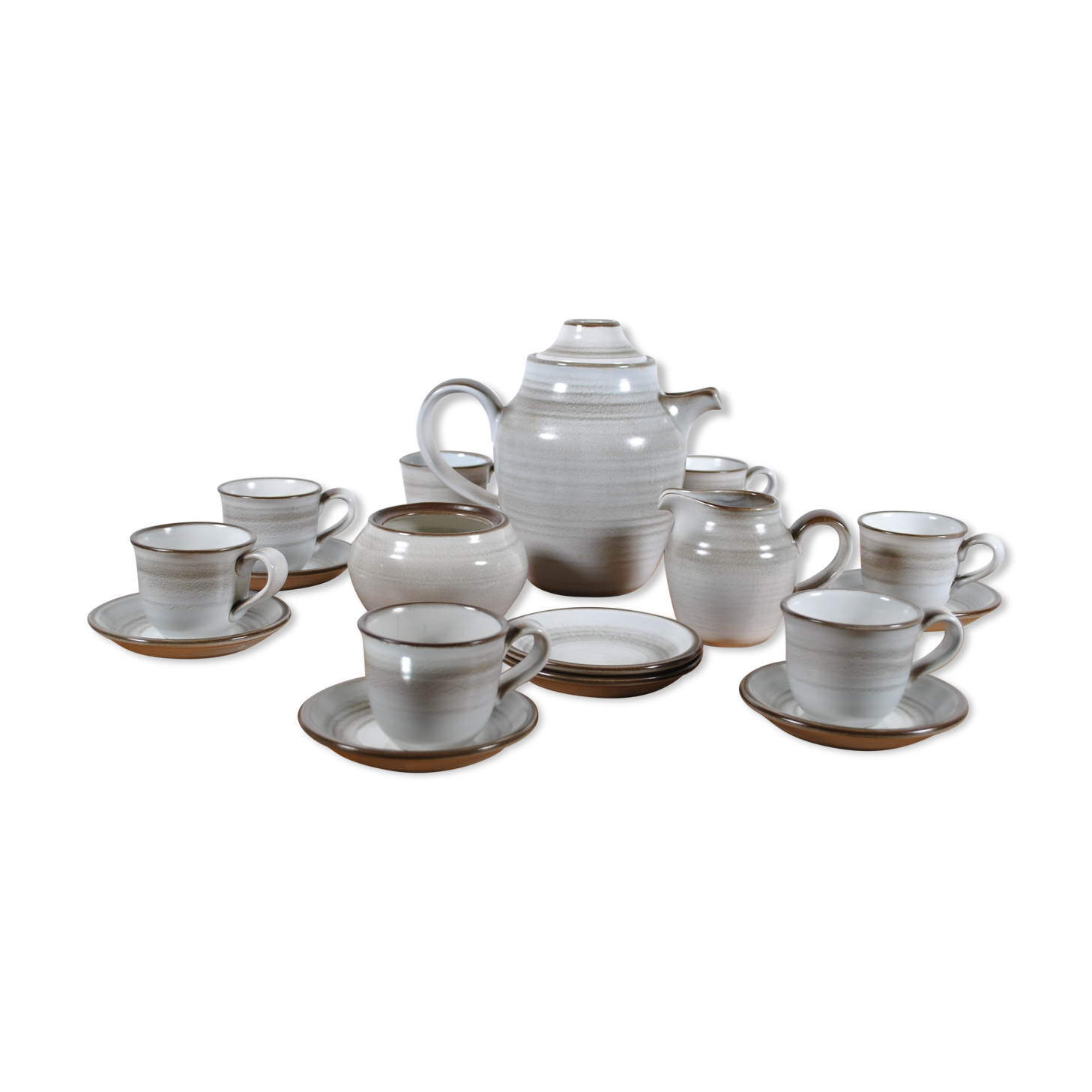 Coffee service Salins France 1970
