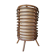 Cylindrical rattan lamp by Louis Sognot