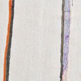 2x5 Natural White Turkish Vintage Runner Rug, 72x169Cm