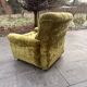 Fauteuil Velours vert année 70