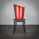 Set of 4 postmodern dining chairs, Italy, 1980s