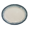 Oval dish of the pottery of Choisy le Roi, terre de fer