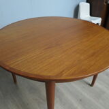 Scandinavian round table MSE Mobler in teak