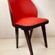 Bright red vintage cocktail chair 50s-60s