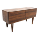 Commode scandinave en palissandre, Lundberg & Söner, Rottne, Suède, 1960