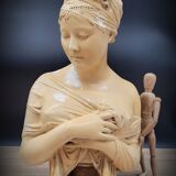 Bust woman plaster