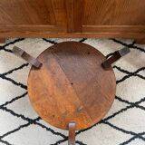 Art deco oak pedestal table
