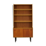 Mid-century retro vintage teak bookcase