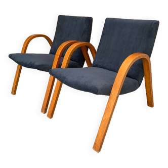 Paire de fauteuils vintage Steiner