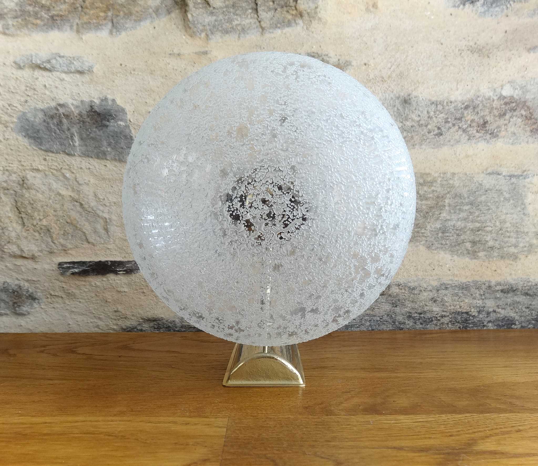 Wall sconce transparent glass