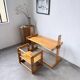 Bureau et chaise enfant pin Bauhaus