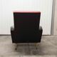 Paire de fauteuils rockabilly pieds compas 60