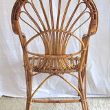 Armchair 60s rattan
