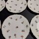 Dessert plates series of six Limoges Legrand porcelain