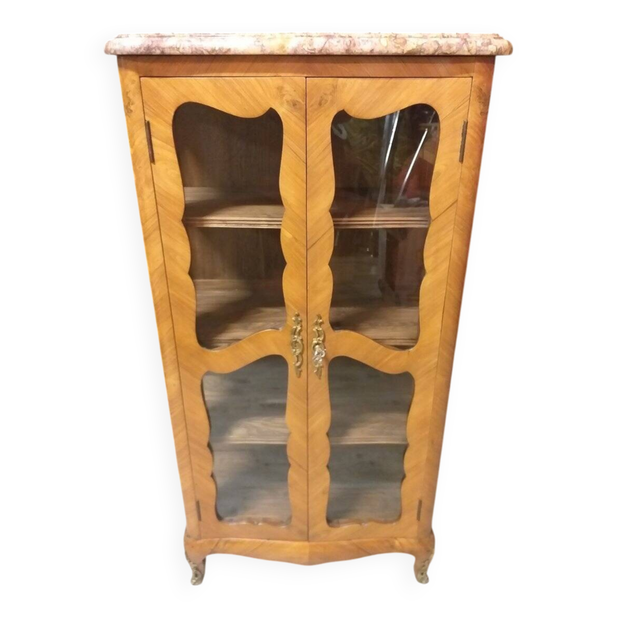 Small Display Cabinet Louis XV Marquetry
