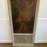 19th century trumeau - Romantic scene - 77cm x 160cm