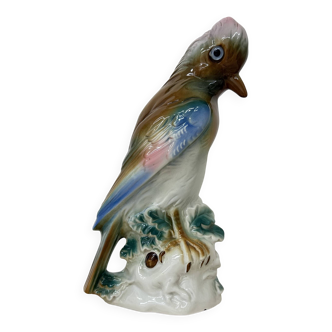 Vintage porcelain Parfume lamp bird , 1950s