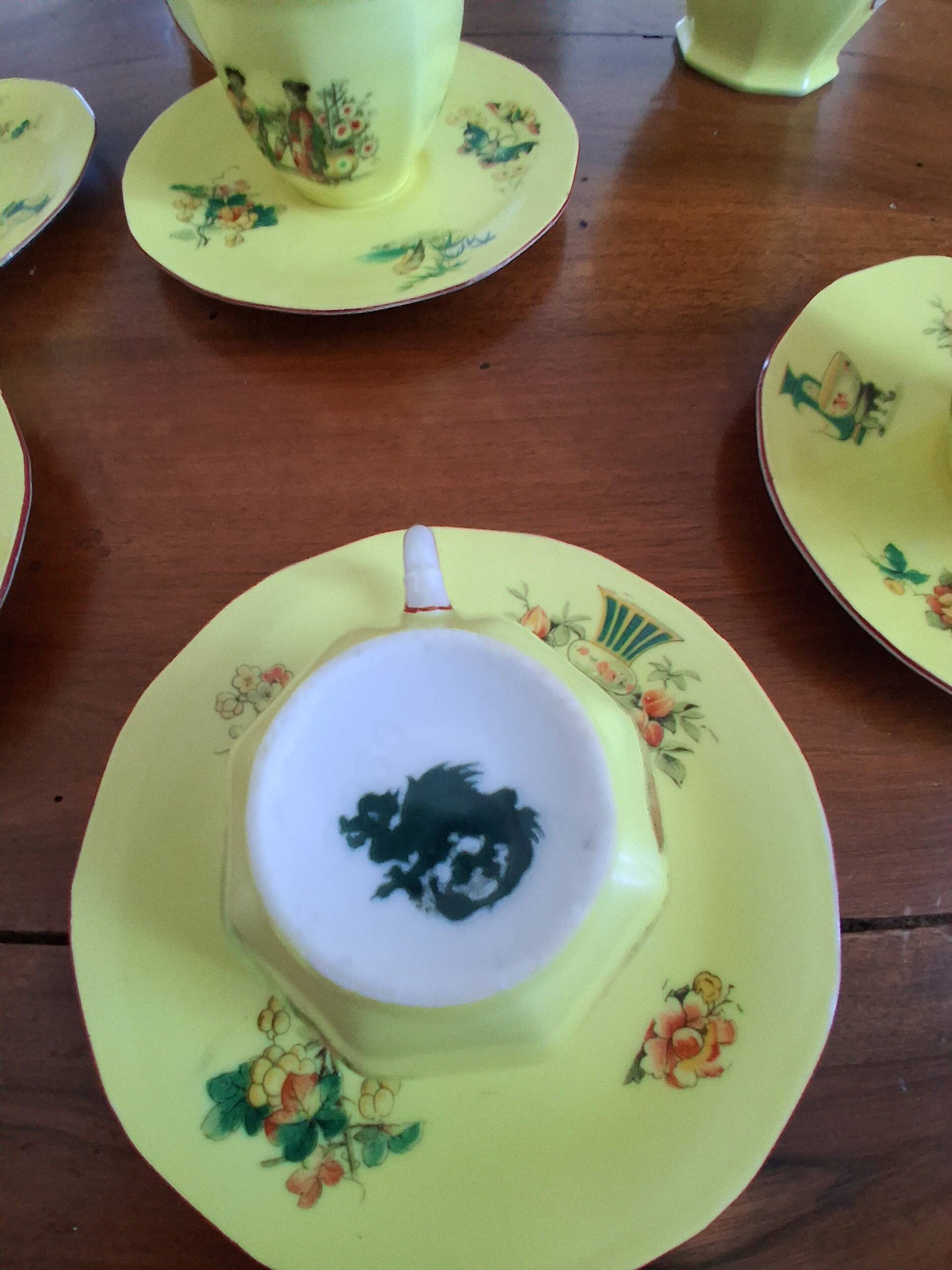 Fine china coffee service