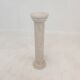 Italian travertine side table or pedestal, 1980's