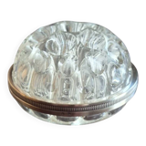 Crystal and silver-plated flower holder 1950