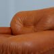 Fauteuils en cuir de cognac Sapporo 1970s