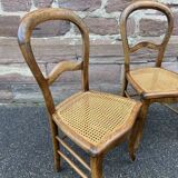 4 chaises rustique d’époque Louis Philippe